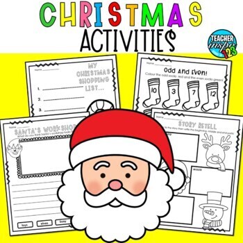 Christmas Math and Literacy Activities by Teacher Inspo 123 | TpT