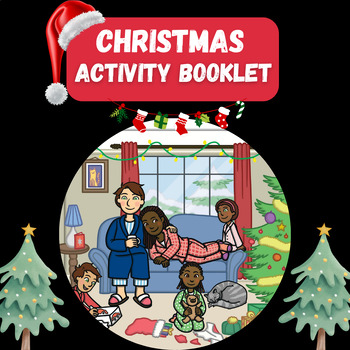 Preview of Christmas Activity Book Christmas STEM Challenges & Wint