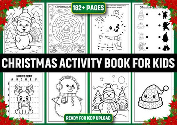 Preview of Christmas Activity Book for Kids Vol - 3