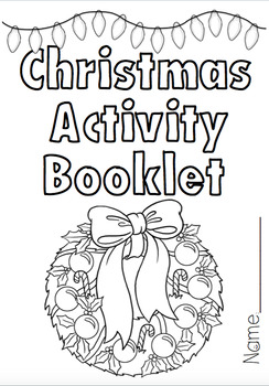 Preview of Christmas Activity Booklet
