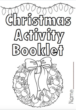 Christmas Activity Booklet by PocketRocket | Teachers Pay Teachers