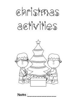 christmas activity booklet by cintsible teachers pay