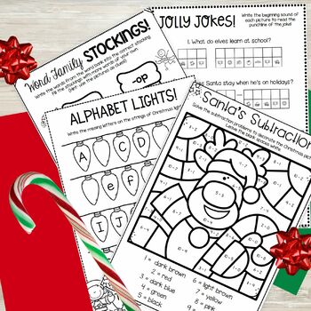 Christmas Activity Booklet by Lauren Williams | TPT