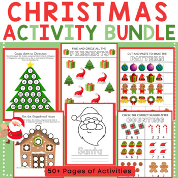 Christmas Activity Bundle for Preschoolers & Toddlers by Teaching ...