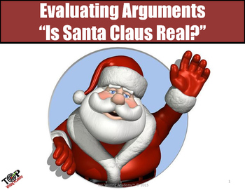 Preview of Christmas Activity Argument Analysis  "Is Santa Real?"