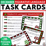 Christmas Activity - Figurative Language Task Cards