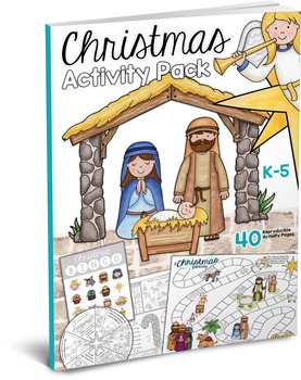 Preview of Christian Christmas Activity Pack