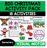 Christmas Activity Pack Elementary Occupational Therapy Vi