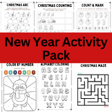 Coloring Page New Year 2024 Activities And Winter Math
