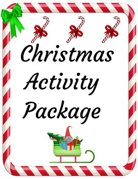 Preview of Christmas Activity Package