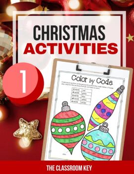 Christmas Activities Packet for 1st Grade by The Classroom Key | TpT