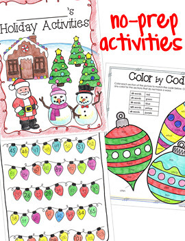 Christmas Activities Packet for 1st Grade by The Classroom Key | TpT