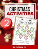 Christmas Activities Packet for 2nd Grade