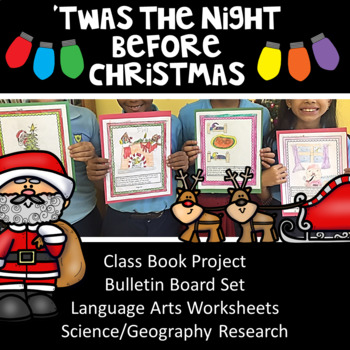 Preview of Twas The Night Before Christmas Activity Pack