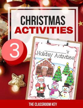 Preview of Christmas Activities Packet for 3rd Grade