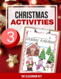 Christmas Activities Packet for 3rd Grade