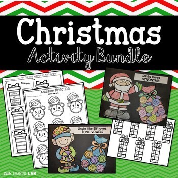 Christmas Activity Packet by Teaching Second Grade | TPT