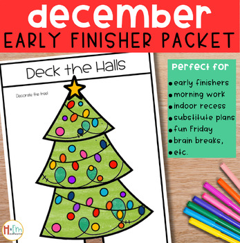Christmas Activity Packet by CoffeeCrayonsChaos | TpT