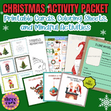 Christmas Activity Packet - Printable Cards and Mindful Co