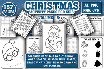 Preview of Christmas Activity Page for Kids