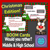 Christmas Activity | Winter Holiday Game | Writing Opinion