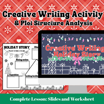Preview of Christmas Activity for Middle School: Creative Writing Lesson on Plot Structure