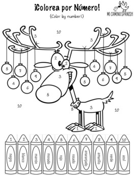 Christmas Activity for Spanish Students (Simple craft & worksheets! NO ...
