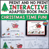 Christmas Interactive Book for Speech Therapy with Digital