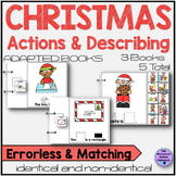 Christmas Adapted Books Actions and Describing Speech Spec