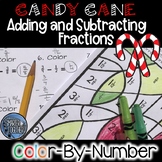 Christmas Adding and Subtracting Fractions