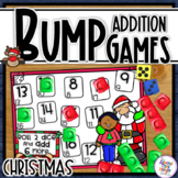 Christmas Addition Bump Games using 2 dice - 13 game boards