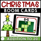 Christmas Addition Math Facts to 20 Boom Cards™