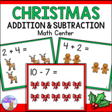 Christmas Addition & Subtraction Math Center