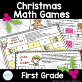 Christmas Addition, Subtraction, Place Value - 1st Grade M