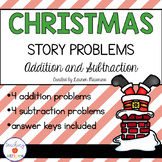 Christmas Addition & Subtraction Story/Word Problems