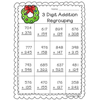 Christmas Addition & Subtraction Task Cards and Worksheets by ...
