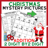 Christmas Addition Worksheets | 2 digit addition with regrouping