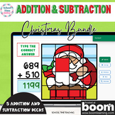 Christmas Math Digital Bundle Addition and Subtraction  Bo