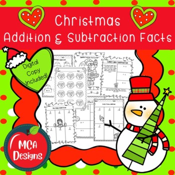 Preview of Christmas Addition and Subtraction Facts