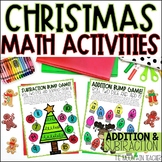 Christmas Addition and Subtraction Math Activities | 6 Mat
