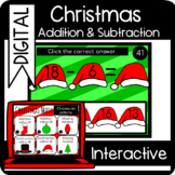 Christmas Addition and Subtraction Interactive Slides l Go
