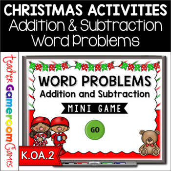 Preview of Christmas Addition and Subtraction Word Problems