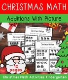 Christmas Additions Math Worksheets ; Christmas Math Activ