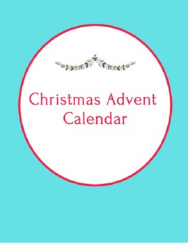 Preview of Christmas Advent Calendar