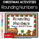 Rounding Numbers Christmas Powerpoint Game