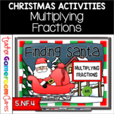 Multiplying Fractions Christmas Powerpoint Game