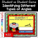 Types of Angles Christmas Edition Powerpoint Game