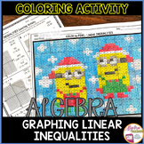 Christmas Algebra Graphing Linear Inequalities Math Colori