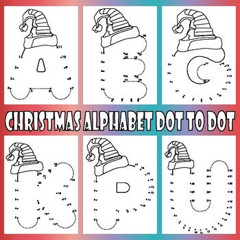 Preview of Christmas Alphabet Dot Marker Activity Book : Dot Marker For boys and girls