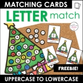 Christmas Alphabet  Match - Uppercase Lowercase Letter Rec
